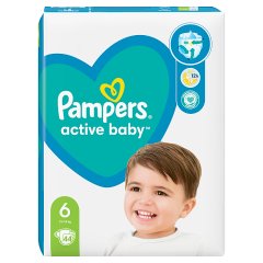 Pampers Active Baby, rozmiar 6, 44 pieluszek, 13kg-18kg