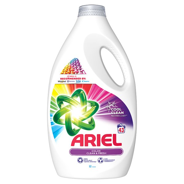 Ariel Płyn do prania, 43 prań, Color Clean &amp; Fresh