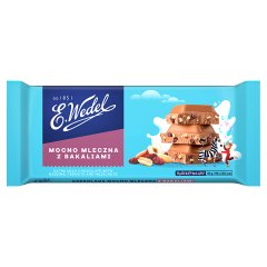 E. Wedel Czekolada mocno mleczna z bakaliami 90 g