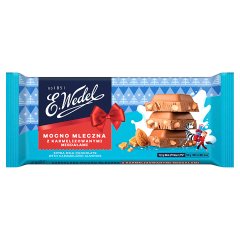 E. Wedel Czekolada mocno mleczna z karmelizowanymi migdałami 80 g