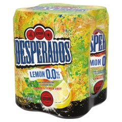 Desperados Virgin Citrus & Lemon Zest Piwo bezalkoholowe 4 x 500 ml