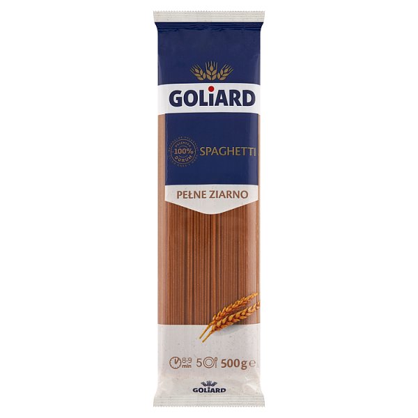 Goliard Pełne Ziarno Makaron spaghetti 500 g