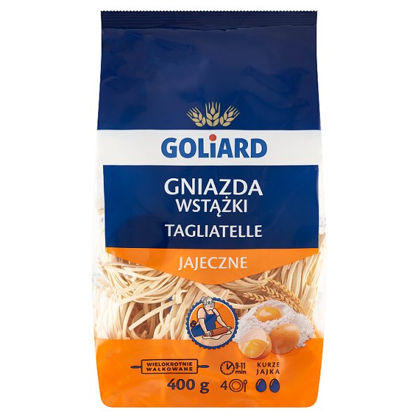 Goliard Makaron 2-jajeczny gniazda wstążki 400 g