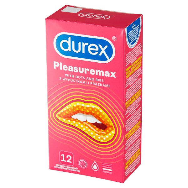 Durex Pleasuremax Prezerwatywy 12 sztuk