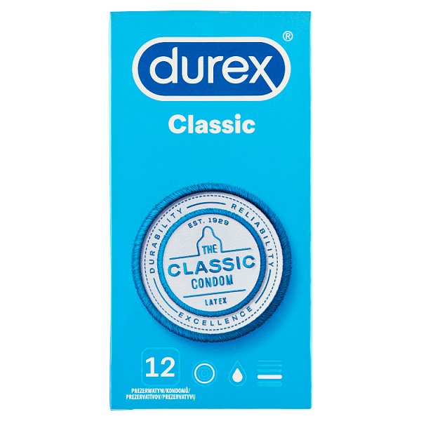 Durex Classic Prezerwatywy 12 sztuk