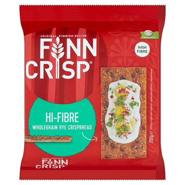 Finn Crisp Chleb chrupki żytni z otrębami żytnimi 200 g