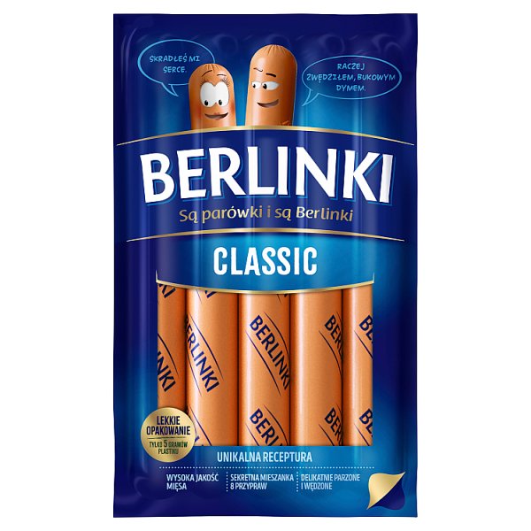 Berlinki Classic Kiełbasa 250 g