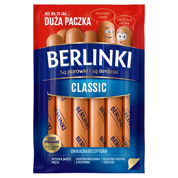 Berlinki Classic Kiełbasa 500 g