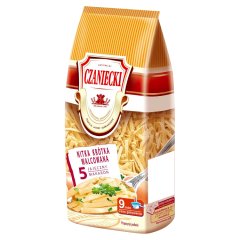 Czaniecki Makaron 5 jajeczny nitka krótka walcowana 250 g