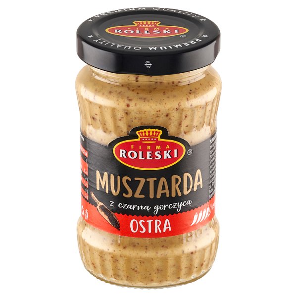 Firma Roleski Musztarda ostra 165 g