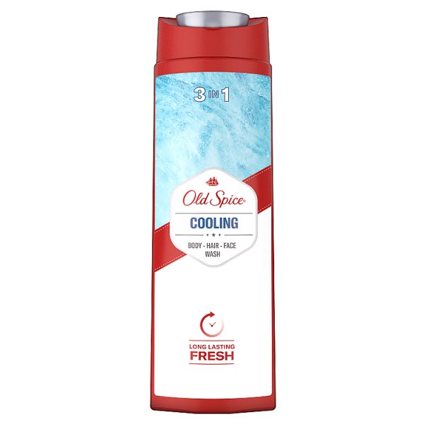 Old Spice Cooling Żel Pod Prysznic I Szampon Dla Mężczyzn 400 ml, 3 W 1