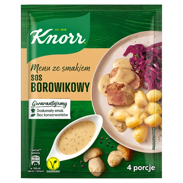 Knorr Menu ze smakiem Sos borowikowy 37 g