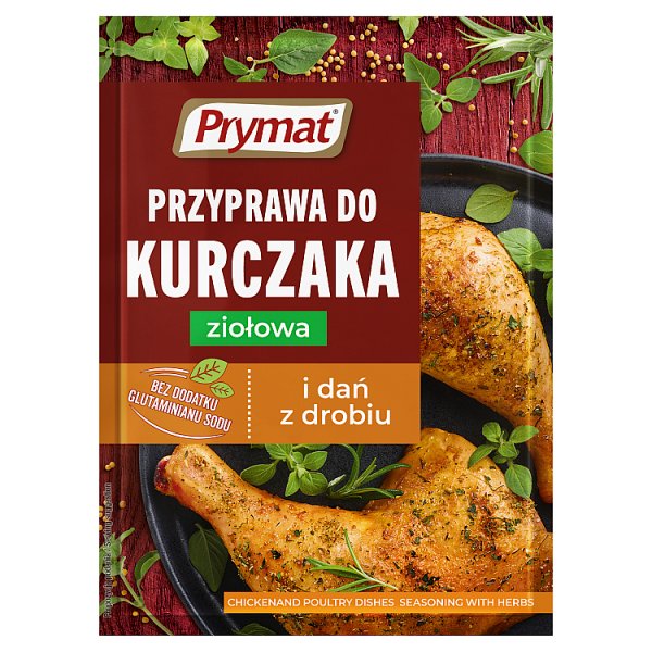 Prymat Przyprawa do kurczaka i dań z drobiu ziołowa 30 g