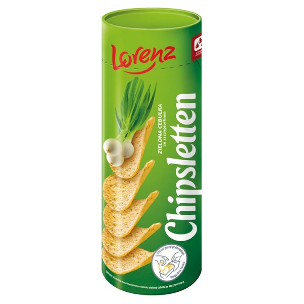 Chipsletten Chipsy ziemniaczane zielona cebulka ze szczypiorkiem 100 g