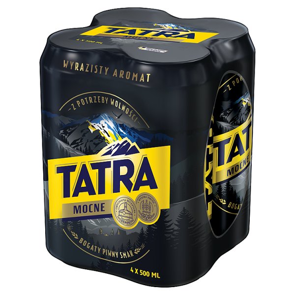 Tatra Piwo jasne mocne 4 x 500 ml