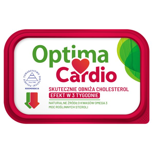 Optima Cardio Margaryna roślinna z dodatkiem steroli roślinnych 400 g