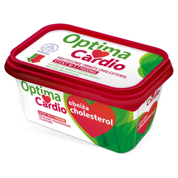 Optima Cardio Margaryna roślinna z dodatkiem steroli roślinnych 400 g