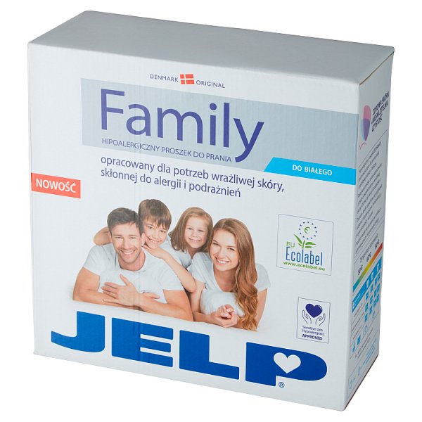 JELP Family Hipoalergiczny proszek do prania do białego 2,24 kg (32 prania)