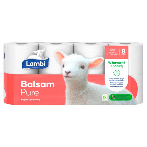 Lambi Balsam Pure Papier toaletowy 8 rolek