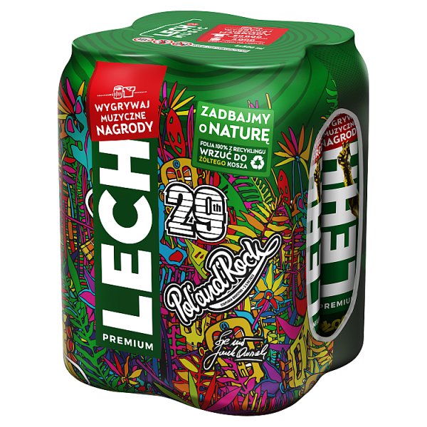 Lech Premium Piwo jasne 4 x 500 ml