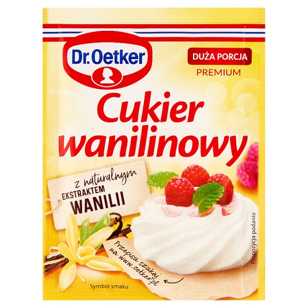 Dr. Oetker Cukier wanilinowy premium 16 g