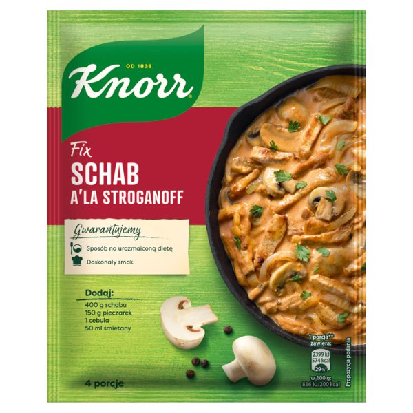 Knorr Fix schab a&#039;la stroganoff 56 g