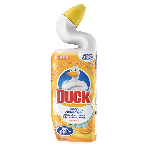 Duck Deep Action Citrus Żel do czyszczenia i dezynfekcji toalet 750 ml