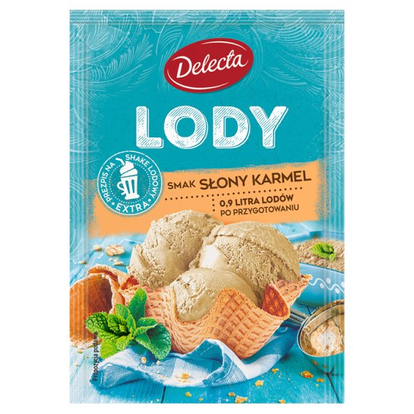 Delecta Lody smak słony karmel 57 g