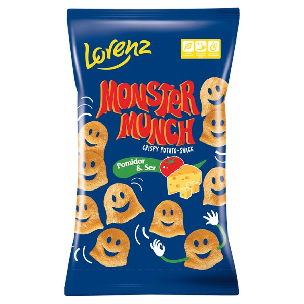 Monster Munch Chrupki ziemniaczane pomidor &amp; ser 100 g