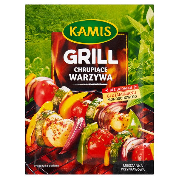 Kamis Grill Mieszanka przyprawowa chrupiące warzywa 20 g