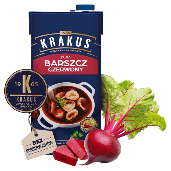 Krakus Zupa barszcz czerwony 1 l