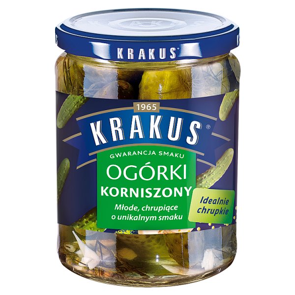 Krakus Ogórki korniszony 500 g