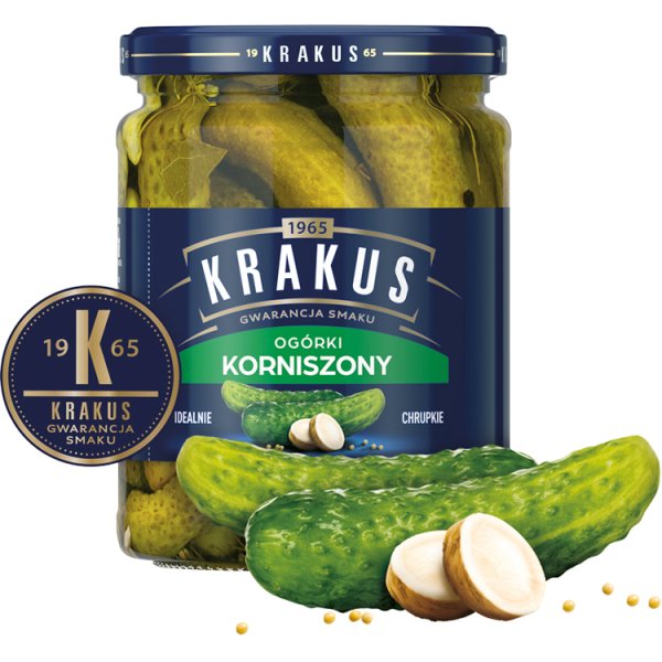 Krakus Ogórki korniszony 500 g