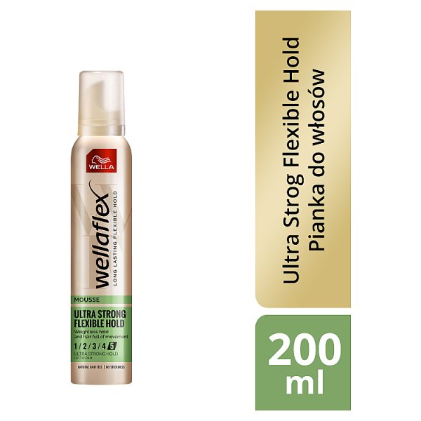 Wella Wellaflex Flexible Ultra Strong Hold Pianka do włosów 200 ml