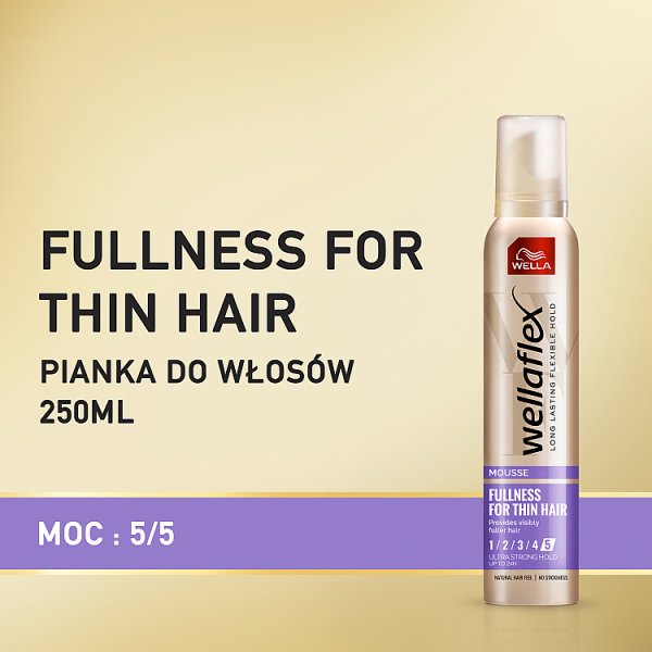 Wella Wellaflex Fullness for Thin Hair Pianka do włosów 200 ml