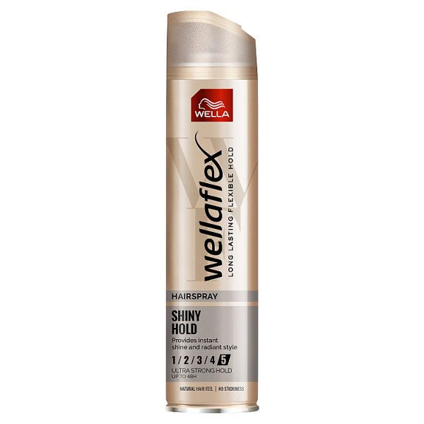 Wella Wellaflex Shiny Hold Spray do włosów 250 ml