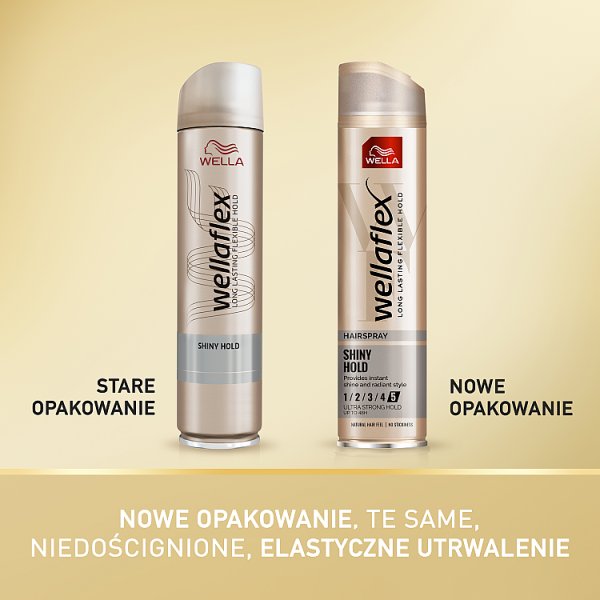 Wella Wellaflex Shiny Hold Spray do włosów 250 ml