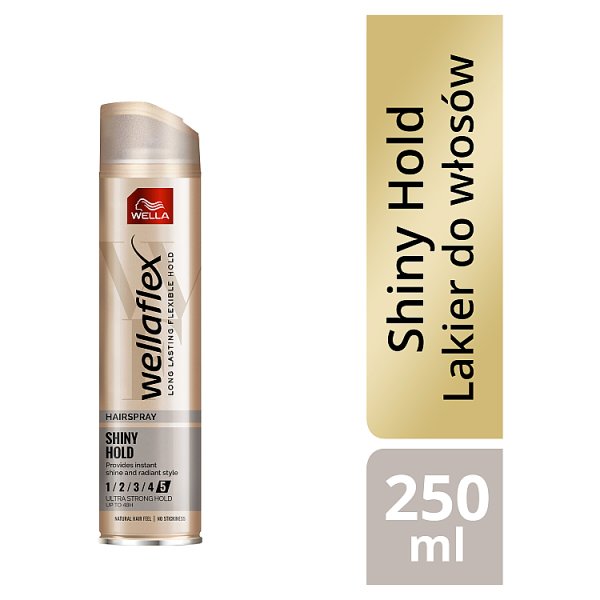 Wella Wellaflex Shiny Hold Spray do włosów 250 ml