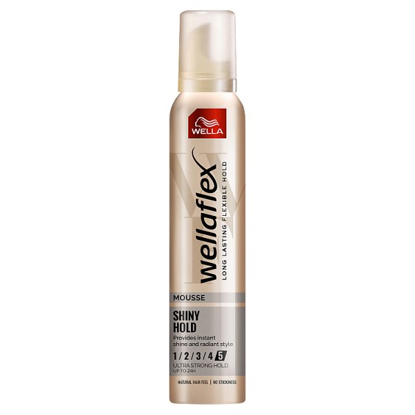 Wella Wellaflex Shiny Hold Pianka do włosów 200 ml