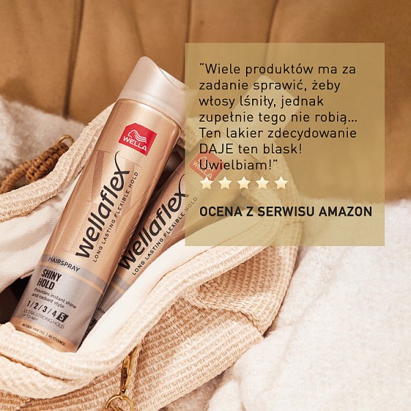 Wella Wellaflex Shiny Hold Pianka do włosów 200 ml