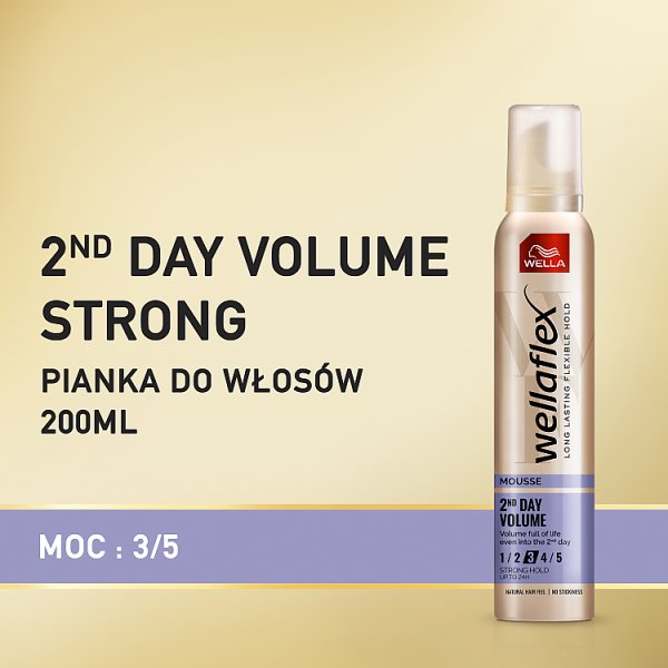 Wella Wellaflex 2nd Day Volume Pianka do włosów 200 ml