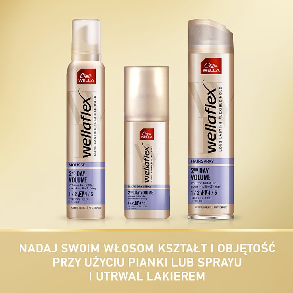 Wella Wellaflex 2nd Day Volume Pianka do włosów 200 ml