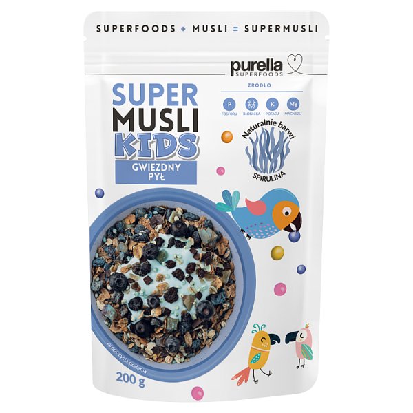 Purella Superfoods Kids Supermusli gwiezdny pył 200 g