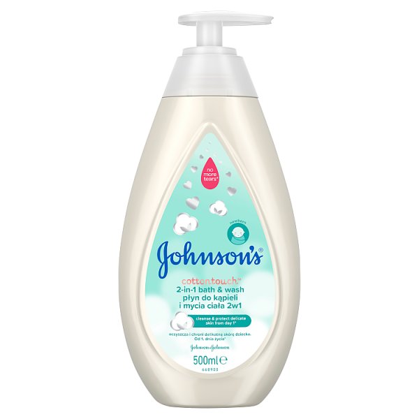 Johnson&#039;s Cottontouch Płyn do kąpieli i mycia ciała 2w1 500 ml