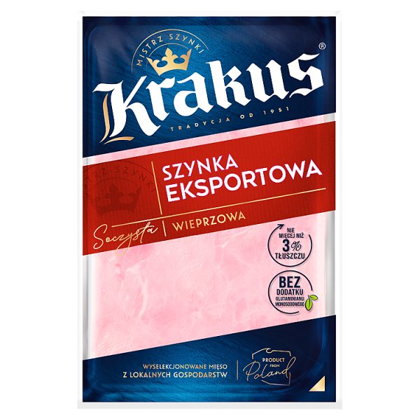 Krakus Szynka eksportowa wieprzowa 120 g