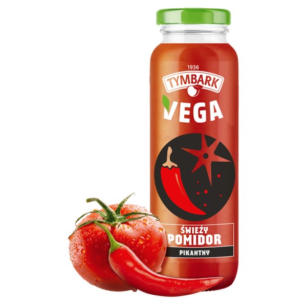 Tymbark Vega Sok świeży pomidor pikantny 250 ml