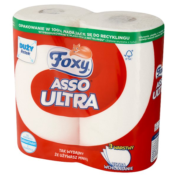 Foxy Asso Ultra Ręcznik kuchenny 2 rolki