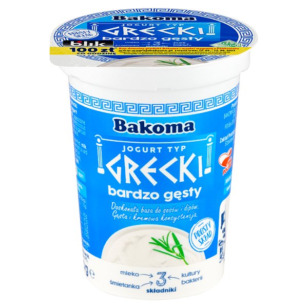 Bakoma Jogurt typ grecki 370 g