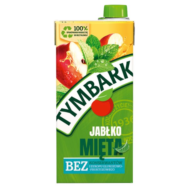 Tymbark Napój owocowy jabłko mięta 1 l