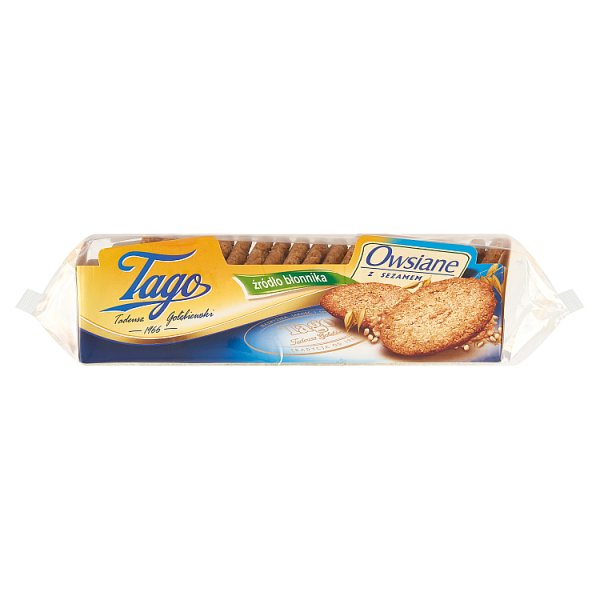 Tago Ciasteczka owsiane z sezamem 185 g